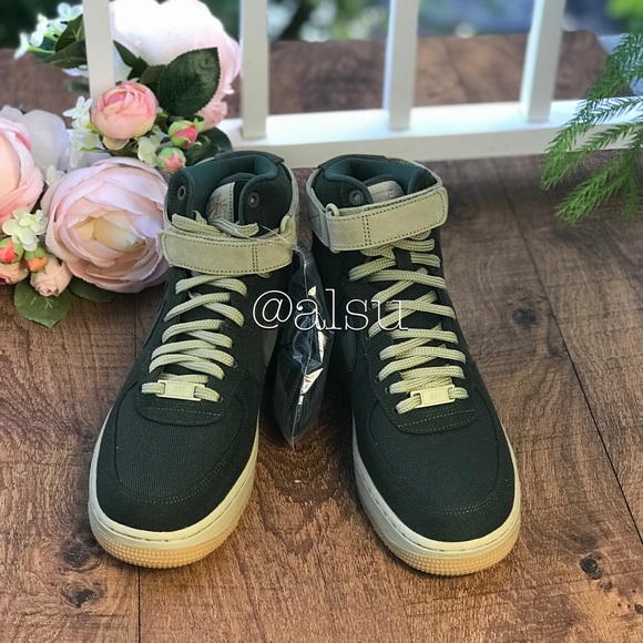 NWT Nike Air Force 1 HIGht UT Sequoia Green WMNS - Picture 3 of 7